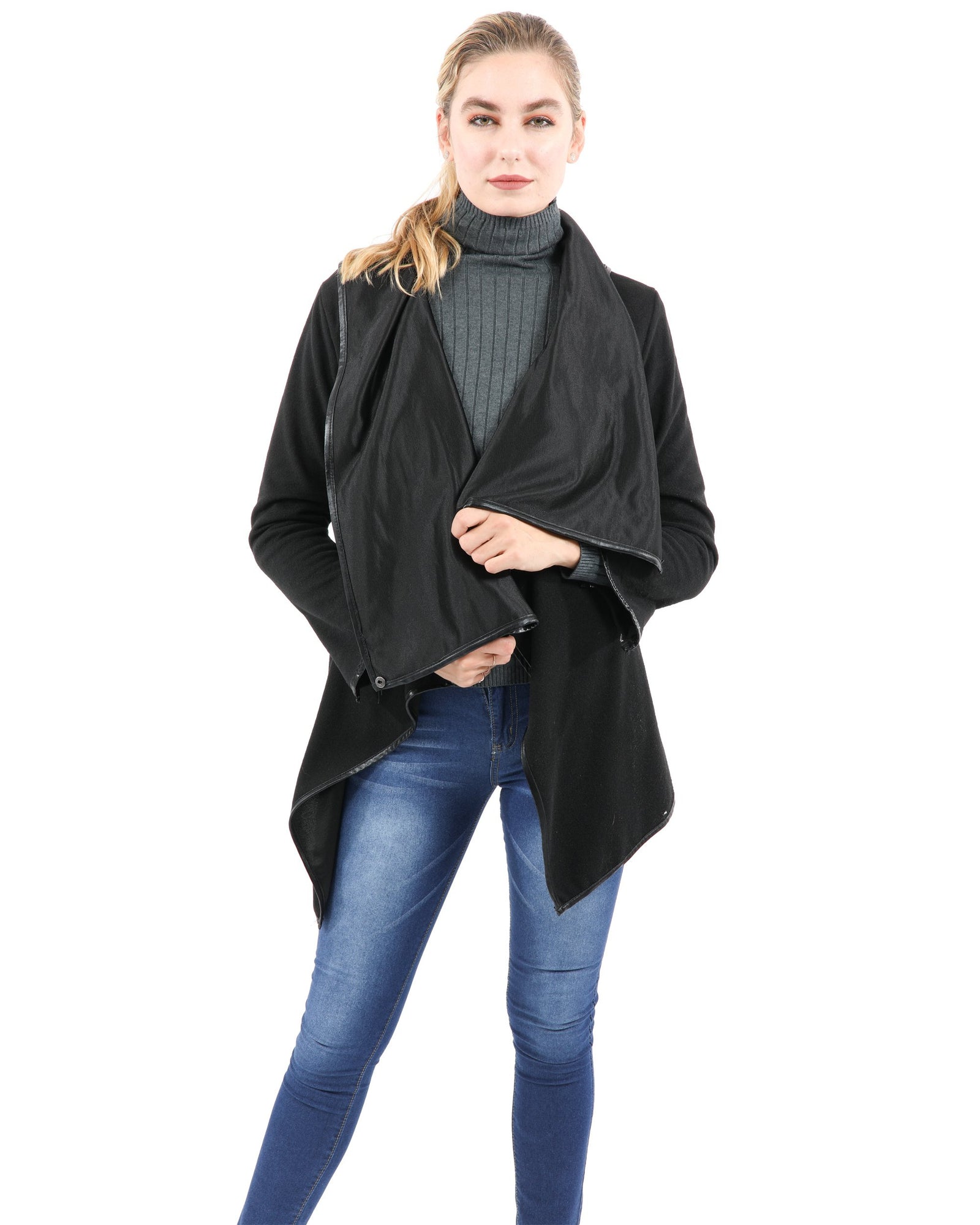 Bowmont Drape Collar Jacket
