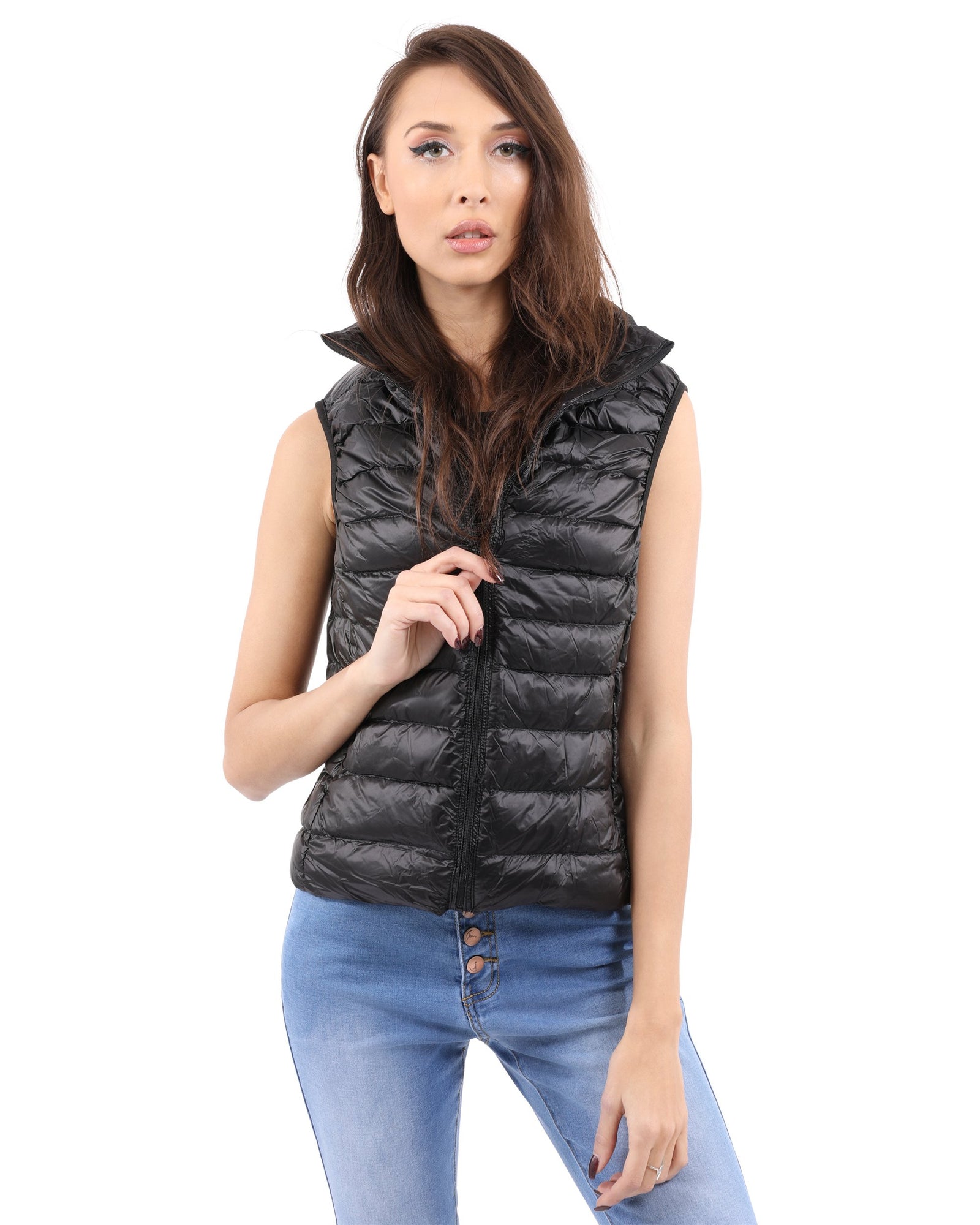 Walker Puffer Vest - Black