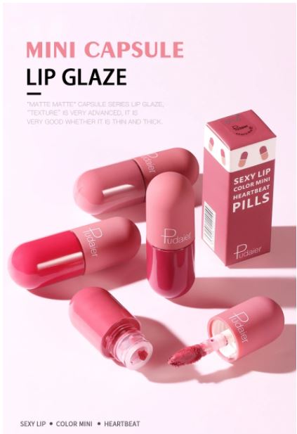PUDAIER® Mini Capsule Matte Liquid Lipstick - Color #912