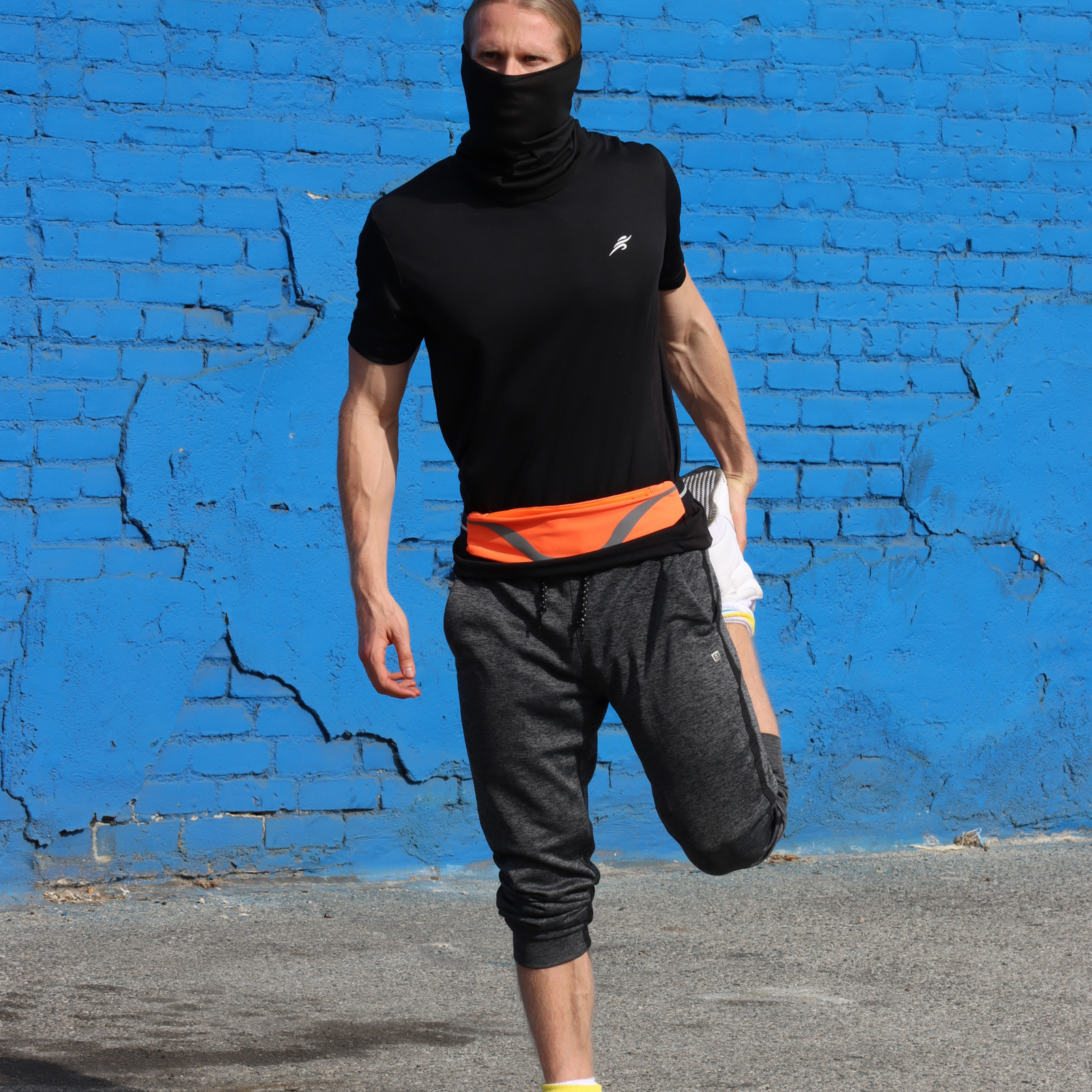 Water-Resistant Sport Waist Pack Reflective Dividing Strip Running Belt