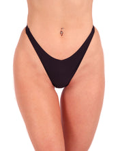 Annabelle Silk Seamless Thong Underwear - Black
