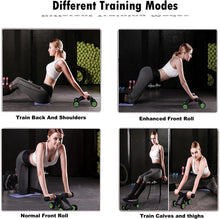 AB Roller Wheel Abdominal Exercise Set Home Workout Equipment for Abdominal Core Strength Training Workout Fitness Equipment for Men Women