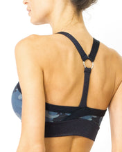 Veloso Supplex Sports Bra with Mesh Trim