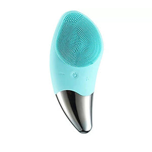 Silicone Facial Cleansing Brush - Green