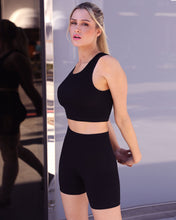 Kitson Ribbed Sports Shorts - Black
