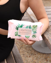 Pre-moistened Makeup Remover Cleansing Towelettes - Hemp & Cucumber Infused