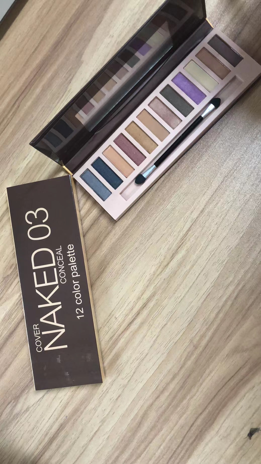 Naked Cover & Conceal Eyeshadow 12 Color Palette - Color 03