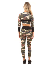 Camouflage Virginia Pullover Sports Top