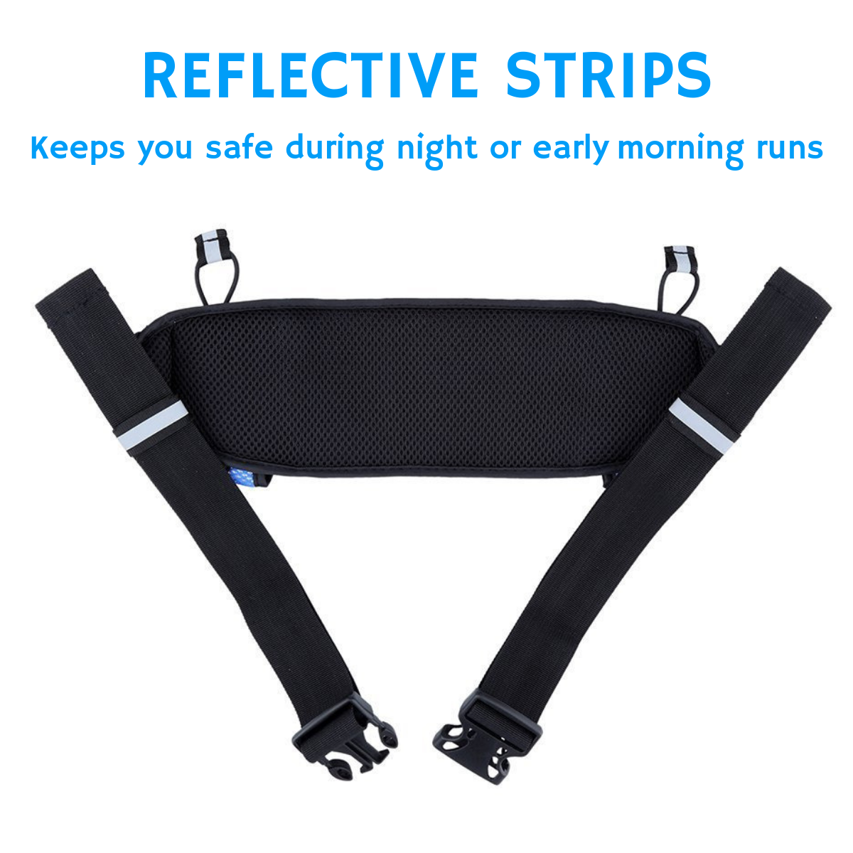 Running Hydration Waist Bag With Water-Resistant Pockets & 2 Water Bottles Outdoor Sports Belt