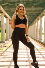Black High Waisted Tummy Control Workout Yoga Leggings